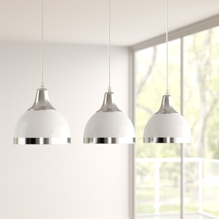 Zipcode Design Kaylynn 3 Light Kitchen Island Dome Pendant & Reviews